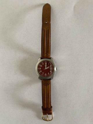 Vintage Swiss Army Wristwatch Leather Band