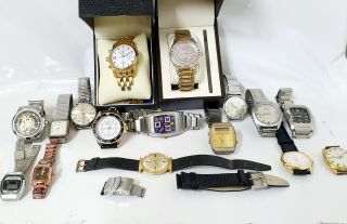 Massive Joblot Of Vintage Watches Spares Or Repairs