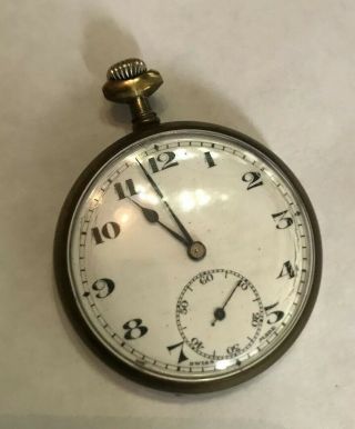 Vintage A Michel Swiss Made Pocket Watch - 7 Jewels & Adjustment