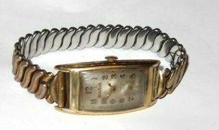 Vintage Men`s Bulova 17 Jewel 10k Gold Filled Wristwatch