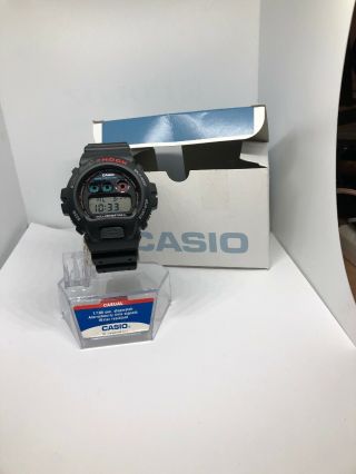Casio G - Shock Dw6300 Mens Black Resin Digital Gray Dial Wrist Watch Ae50