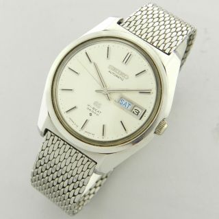 Seiko Automatic Gs Hi - Beat 36000 Day Date 6146 - 8000 Vintage Watch 100
