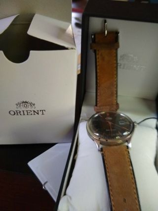 Orient Bambino V 4 Grey Dial with Rose Gold Accents FAC08003A0 - 5