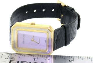 Harry Winston 18K 2 - tone gold elegant high fashion unisex quartz dinner watch 4