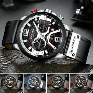 Curren Herren Luxus Armbanduhr Sport Automatikuhr Mode Watch Uhren Geschenke DE 2