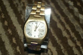 Vintage Seiko 5 Automatic Wrist Watch 21 Jewels Day - Date 6119 - 5490 /
