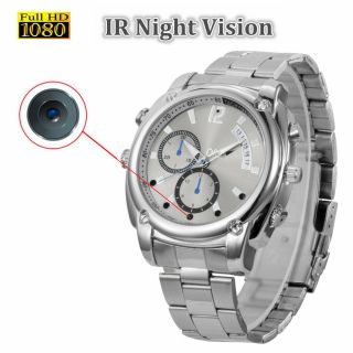 32GB 1080P Waterproof IR Night vision DV DVR Spy Hidden Camera Watch Watches 2