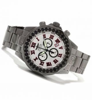 Invicta Grand Diver Limited Swiss Black Spinel Accent Gunmetal Watch Forparts