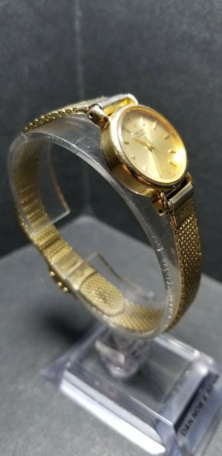 Vintage Seiko Ladies Gold Tone Watch 3