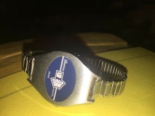Vintage Watch - Jump Hour Complication - Blue Lucerne Digital - Swiss Made 3