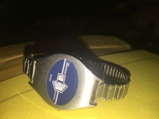 Vintage Watch - Jump Hour Complication - Blue Lucerne Digital - Swiss Made 4