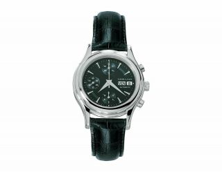 Hamilton Linwood Swiss Chronograph Automatic Leather Strap Watch H18516731
