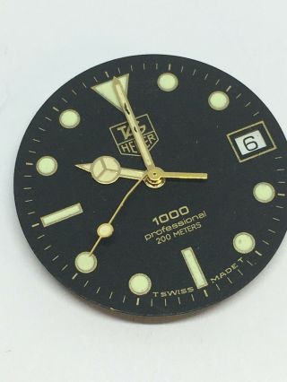 Vintage Heuer Dial/movement For Series 1000