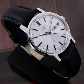 VINTAGE OMEGA SEAMASTER AUTOMATIC SILVER DIAL DAY&DATE DRESS MEN ' S WATCH 3