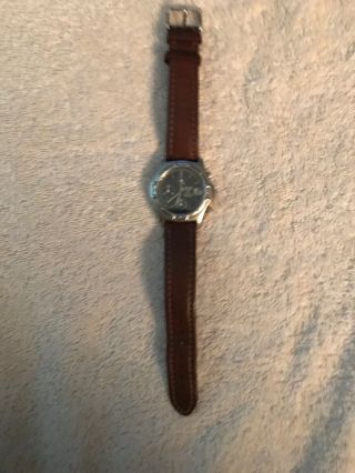 Vintage Heuer 2000 Quartz Chronograph Watch (Tag Heuer) Rare Black Dial 2