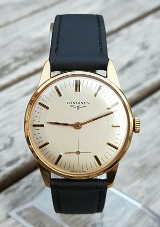 Longines 9ct Gold Gents Watch 1975,  Cal 6922