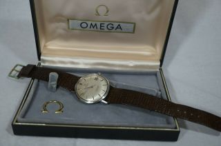 Vintage Omega Seamaster De Ville Watch Ss Automatic Men 