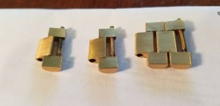 4 Rolex 18k Links Day - Date President 18038 18238 Yellow Gold 3