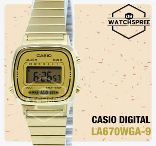 Casio Digital Watch La670wga - 9d