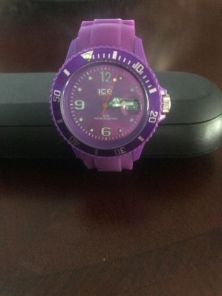 Ice Watch Si.  Pe.  B.  S.  09 Ice Forever Purple Big Silicone Unisex Watch