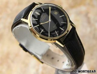Omega Geneve Swiss Made Men ' s 35mm Automatic 1970 Gold Plated Watch S156 3