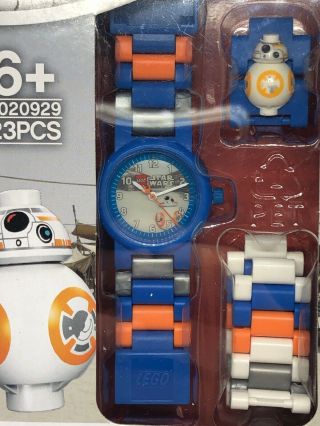 LEGO Star Wars BB8 Blue Orange Buildable Children’s Watch AA42 2