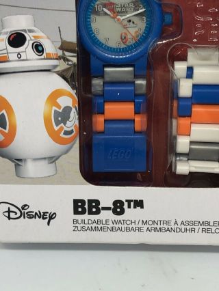 LEGO Star Wars BB8 Blue Orange Buildable Children’s Watch AA42 4