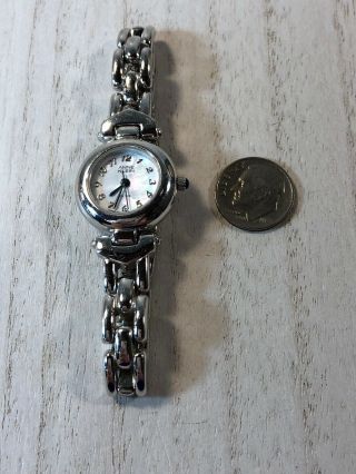 Anne Klein Women’s Wrist Watch Silver Band Mother Of Pearl Face 3