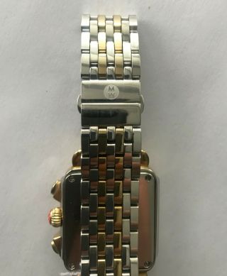 Michele DECO two - tone Diamond Watch 8