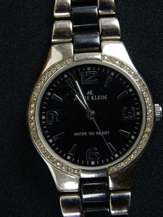 Jewellery - Womens Anne Klein Quartz Wrist Watch With Zircon Dial