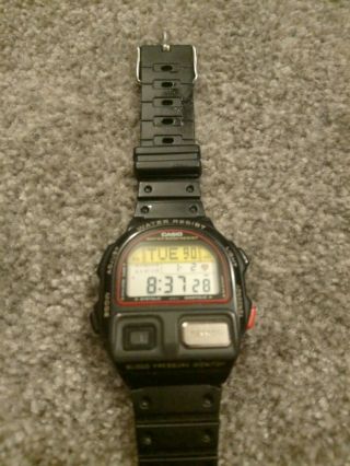 Casio Blood Pressure Monitor Gents Digital Alarm Chronograph Watch.  Retro 1990 