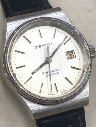Rare Zenith Espada Quartz Watch Swiss Made Joblot House