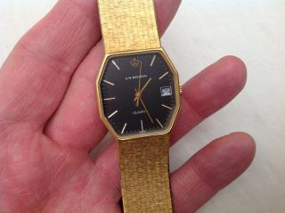 Vintage J.  W.  Benson Quartz Date Watch (fully)