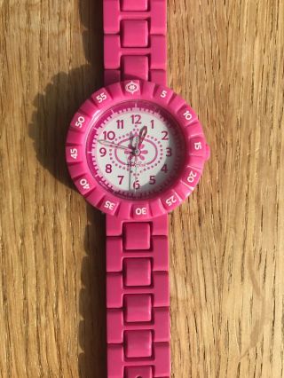 Swatch Flik Flak Childrens Pink Swiss Watch