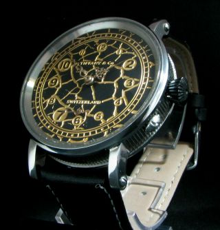 TIFFANY &Co Antique Art Deco Wristwatch Large Size Hi - Grade Movement 2