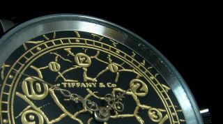 TIFFANY &Co Antique Art Deco Wristwatch Large Size Hi - Grade Movement 3