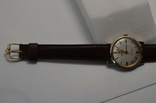 14k Omega Seamaster Deville,  Scarce 3/4 Size With Caliber 670,  Dial