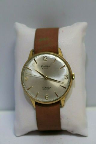 Vintage Bentima Star Swiss Made Hand Wind Wristwatch 17 Jewels - 214