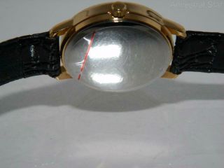 Women ' s MONTINE elegant Gold Plated Black dial Round Leather Strap watch,  Gemmed 7