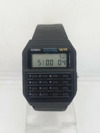 Vintage Casio 437 Ca - 53w Calculator Watch