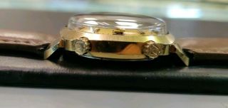 Vintage Accutron Bulova Astronaut Mark II GMT Solid 14k Gold Watch M9 Rare 1969 2