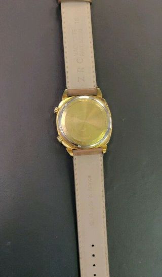 Vintage Accutron Bulova Astronaut Mark II GMT Solid 14k Gold Watch M9 Rare 1969 8