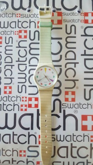 Swatch Tutti Frutti GW109 1987 Standard Gents 34mm 2