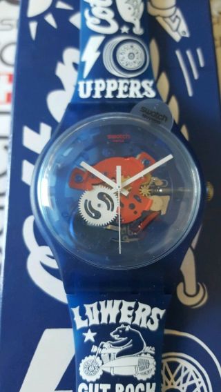 Swatch Endless Ride Suon112d 2017 Surfing Competition Special Newgent 41mm Nos