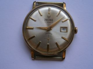 Vintage Gents Wristwatch Precimax Mechanical Watch Peseux 336 N Swiss