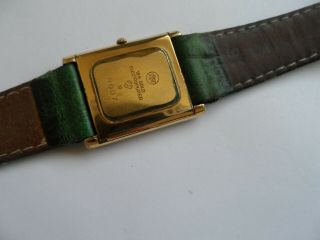 Vintage Raymond Weil Gold Plated Quartz Swiss Men ' s Watch.  Missing Crystal. 7