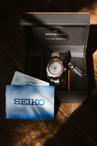 Seiko Prospex Divers Limited Edition Samurai Dawn Grey Srpd03k1 Mechanical Watch