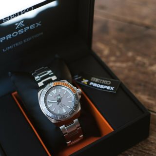 Seiko Prospex Divers limited edition Samurai Dawn Grey SRPD03K1 mechanical watch 2