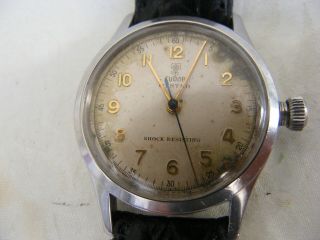 Rare 1940s Rolex Tudor Oyster Gents Watch All Stamped Perfect Order