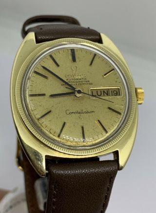 Vintage Omega Constellation Chronometer Officially Certified 168.  029 Cal.  751